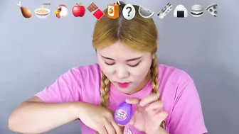 TIKTOK EMOJI MUKBANG???? ???????????????????? YES or No Challenge ASMR Eating Emoji Foods challenge by HIU 하이유