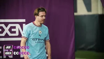 GREALISH vs DIAS: TIRE PONG! | Man City stars get Competitive! | Nexen Tire Challenge