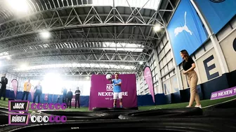 GREALISH vs DIAS: TIRE PONG! | Man City stars get Competitive! | Nexen Tire Challenge