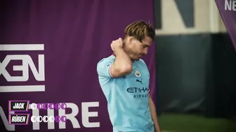 GREALISH vs DIAS: TIRE PONG! | Man City stars get Competitive! | Nexen Tire Challenge