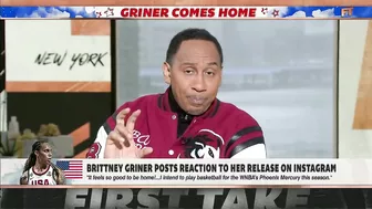 Brittney Griner posts a statement on Instagram following her release | First Take