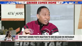 Brittney Griner posts a statement on Instagram following her release | First Take