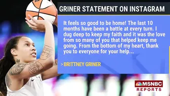 Brittney Griner Thanks Biden, Fans In First Instagram Post Since Return To U.S.