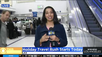 Holiday travel rush begins