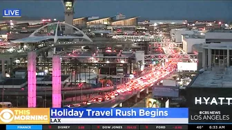 Holiday travel rush begins