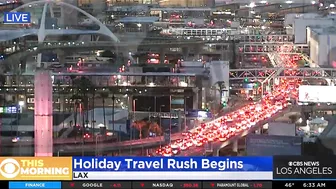 Holiday travel rush begins