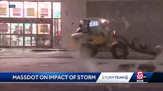 MassDOT warns of tricky travel during peak of storm