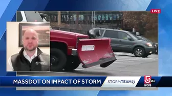 MassDOT warns of tricky travel during peak of storm