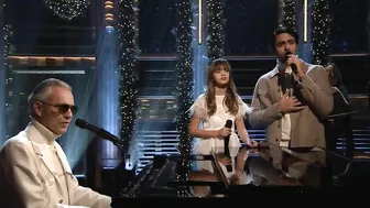 Andrea, Matteo and Virginia Bocelli: The Greatest Gift | The Tonight Show Starring Jimmy Fallon