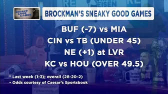 Chris Brockman’s NFL Week 15 Sneaky Good GameS: MIA-BUF, CIN-TB, NE-LV, KC-HOU| The Rich Eisen Show