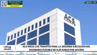 ACS inicia los trámites para la segunda ejecución del dividendo flexible de 0,45 euros por acción