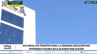 ACS inicia los trámites para la segunda ejecución del dividendo flexible de 0,45 euros por acción