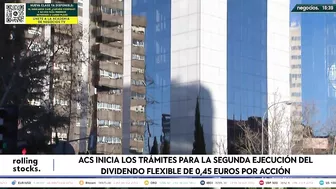 ACS inicia los trámites para la segunda ejecución del dividendo flexible de 0,45 euros por acción