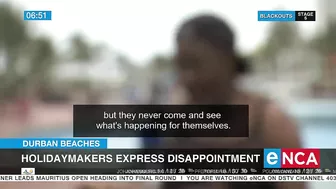 Durban Beaches | Holidaymakers express disappointment