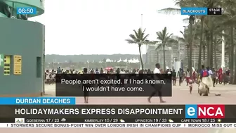 Durban Beaches | Holidaymakers express disappointment