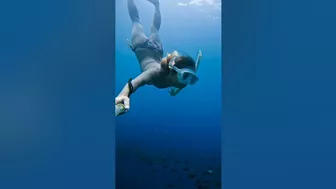 Deep Underwater Girl Swimming | Bikini Girls Swimming In Underwater 121 | Underwater Official 10M