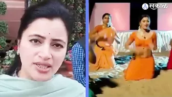 MP Navneet Rana trolled on Bhagawa bikini Issue | Politics | Sakal Media