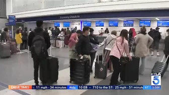 LAX Airport prepares for holiday rush as millions travel through airport in coming weeks