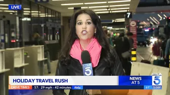 LAX Airport prepares for holiday rush as millions travel through airport in coming weeks