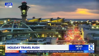 LAX Airport prepares for holiday rush as millions travel through airport in coming weeks