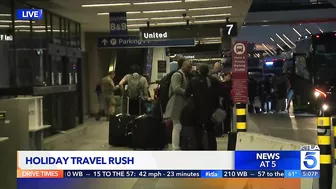 LAX Airport prepares for holiday rush as millions travel through airport in coming weeks