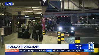 LAX Airport prepares for holiday rush as millions travel through airport in coming weeks