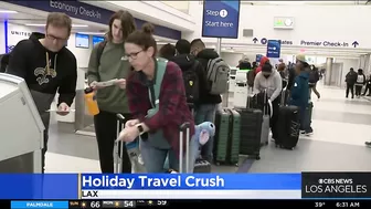 Sunday expected to be among busiest air travel days of holiday season