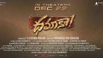 Dhamaka - Official Trailer | Ravi Teja | Sreeleela | Thrinadha Rao | Bheems Ceciroleo