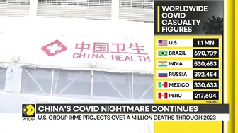 China's Covid nightmare continues; New model predicts 1 million deaths | English News | WION