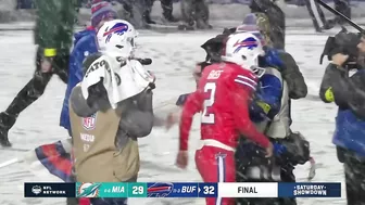 Bills GAME-WINNER vs. Dolphins in the snow