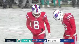 Bills GAME-WINNER vs. Dolphins in the snow