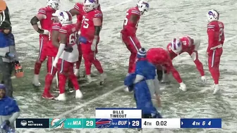 Bills GAME-WINNER vs. Dolphins in the snow