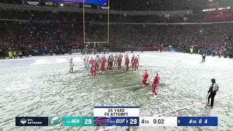 Bills GAME-WINNER vs. Dolphins in the snow