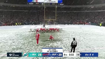 Bills GAME-WINNER vs. Dolphins in the snow