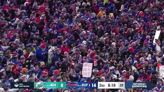 Dolphins-Bills game briefly delayed due to snowballs being thrown on the field