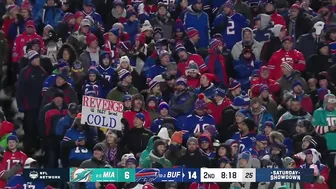 Dolphins-Bills game briefly delayed due to snowballs being thrown on the field