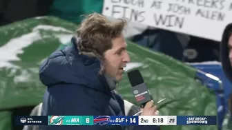 Dolphins-Bills game briefly delayed due to snowballs being thrown on the field