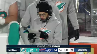 Dolphins-Bills game briefly delayed due to snowballs being thrown on the field