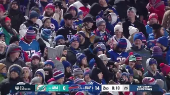 Dolphins-Bills game briefly delayed due to snowballs being thrown on the field