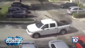 Thieves prop ladder up to Hallandale Beach condo in broad daylight , break in