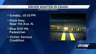 Deputies searching for hit-and-run driver in Lake Worth Beach