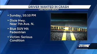 Deputies searching for hit-and-run driver in Lake Worth Beach