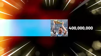 Messi 400 MILLION On Instagram GAS GAS GAS MEME (Effect Argentina World Cup Champion)