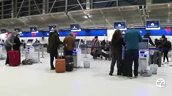 Holiday travel begins as potential winter storm heads toward Detroit