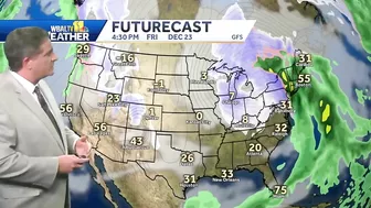 Weather Talk: Big storm could disrupt Christmas travel plans