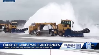 Winter storm could put a damper on holiday travel plans