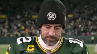 "It's fun to win games" Aaron Rodgers postgame interview Green Bay Packers def. Los Angeles Rams