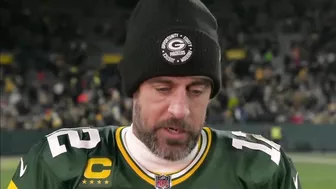 "It's fun to win games" Aaron Rodgers postgame interview Green Bay Packers def. Los Angeles Rams