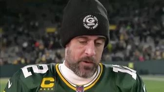 "It's fun to win games" Aaron Rodgers postgame interview Green Bay Packers def. Los Angeles Rams