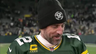 "It's fun to win games" Aaron Rodgers postgame interview Green Bay Packers def. Los Angeles Rams